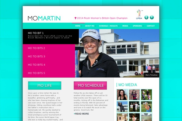 momartingolf.com site used Uflexfolio