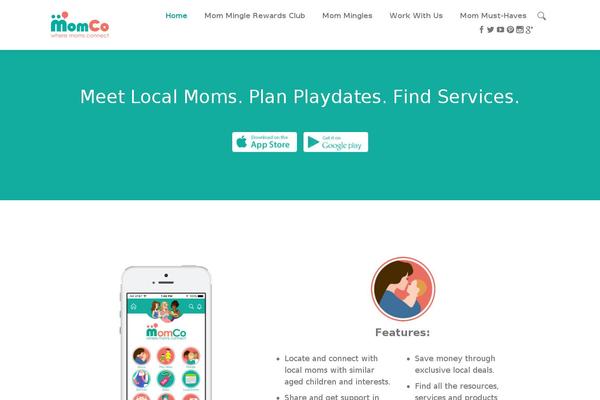 Mercury theme site design template sample