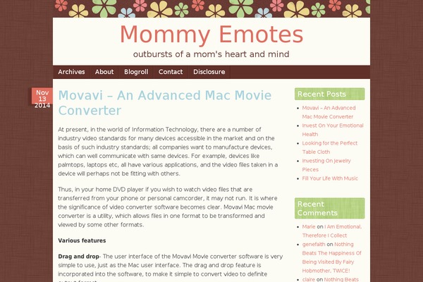 Scrappy theme site design template sample