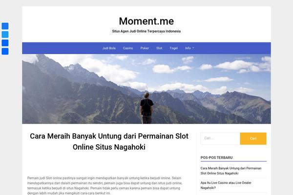 ResponsiveBlogily theme site design template sample