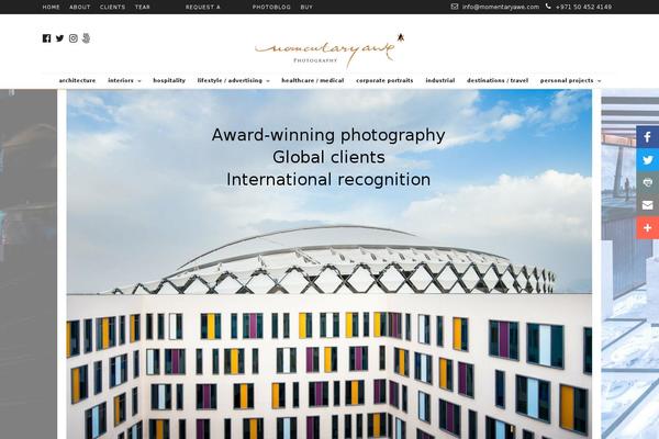 Photography theme site design template sample