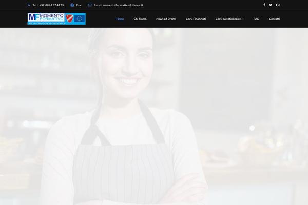 Site using Oceanthemes-twitter-feed plugin