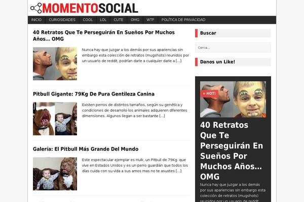 momentosocial.com site used Viralike