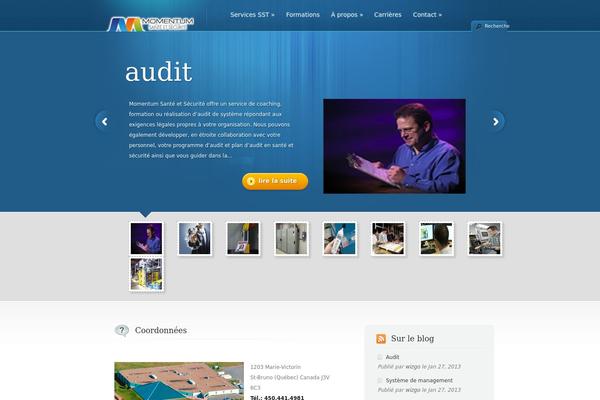 TheCorporation theme site design template sample