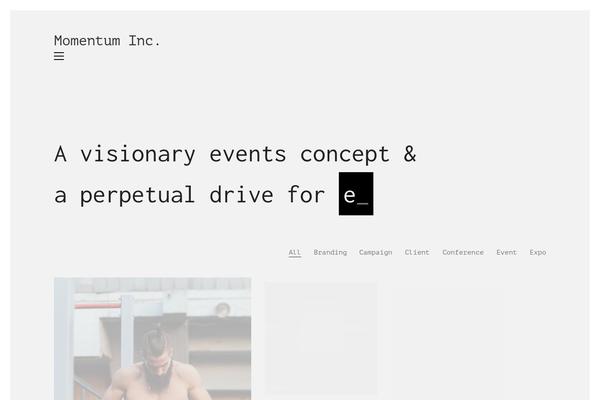 Kalium theme site design template sample
