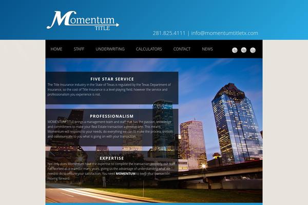 Bricks-child theme site design template sample