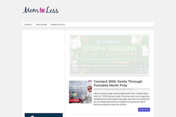 Minimalist theme site design template sample
