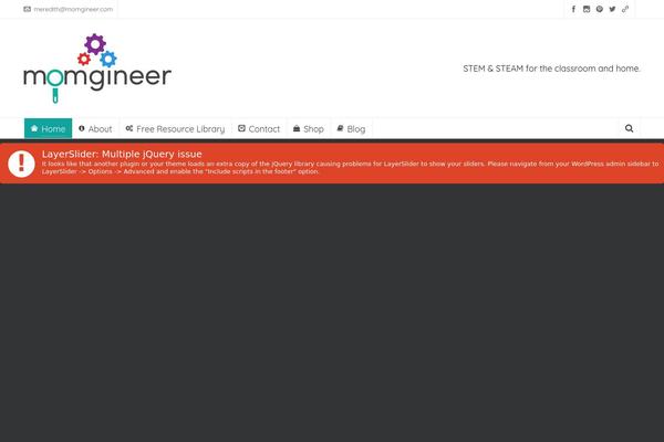 Site using AccessPress Pinterest plugin