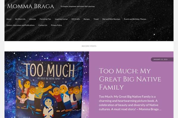 Verity theme site design template sample