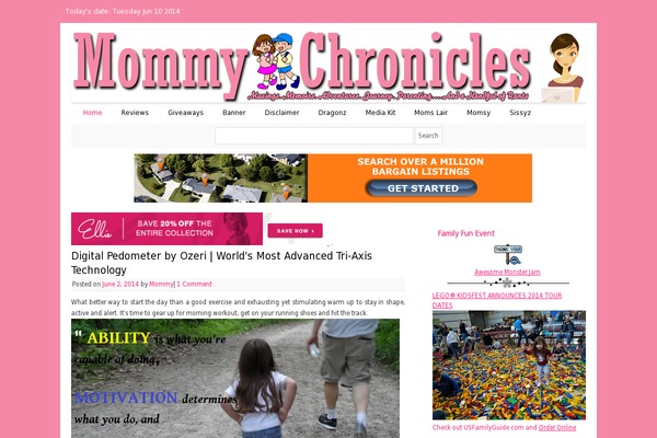 mommachronicles.com site used Snow Summit