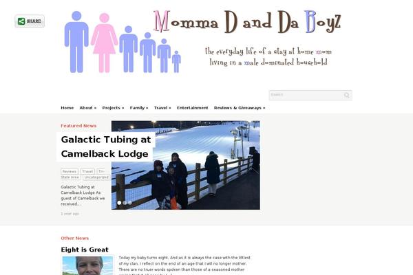 Magazine Explorer theme site design template sample