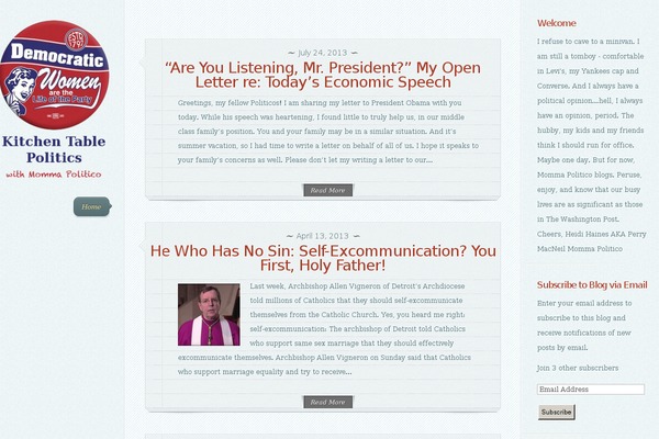 DailyJournal theme site design template sample
