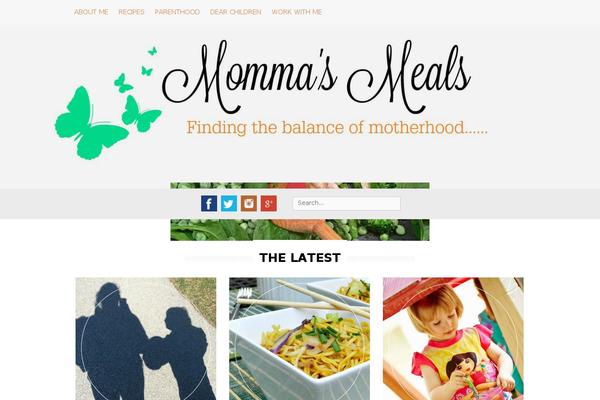mommasmeals.org site used Type-plus