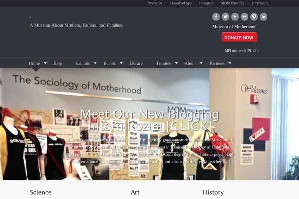 Varia theme site design template sample
