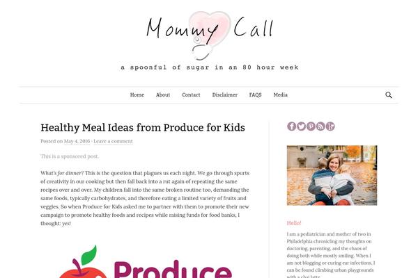 Graphy theme site design template sample