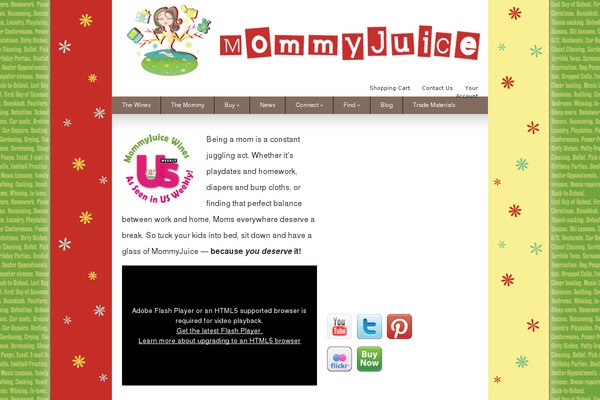 mommyjuicewines.com site used The Station