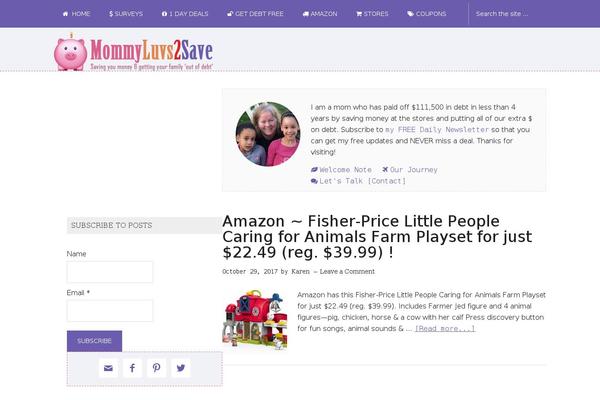 Site using Email posts to subscribers plugin