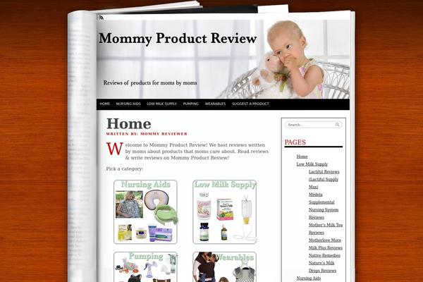 Fresh Ink Magazine theme site design template sample