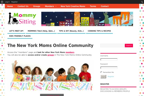 Site using Buddypress Upload Avatar Ajax plugin