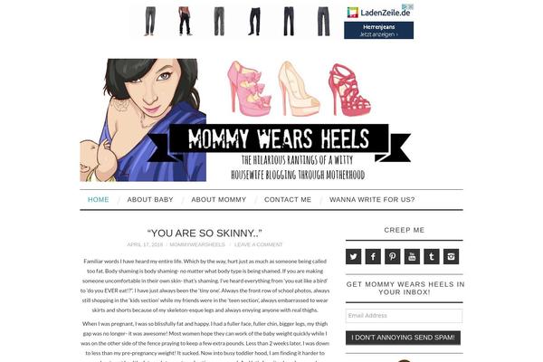 Fashionistas theme site design template sample