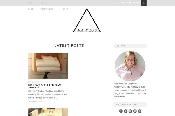 Hemlock Child theme site design template sample
