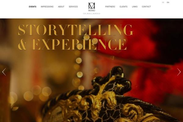 Graphy theme site design template sample