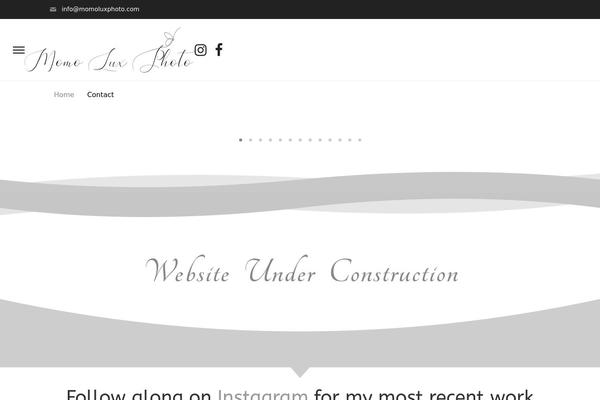 Exponent theme site design template sample