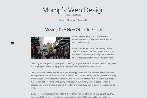 Decode theme site design template sample