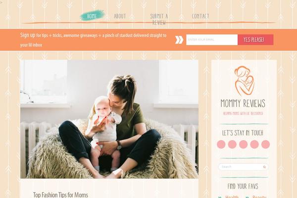 X Child theme site design template sample
