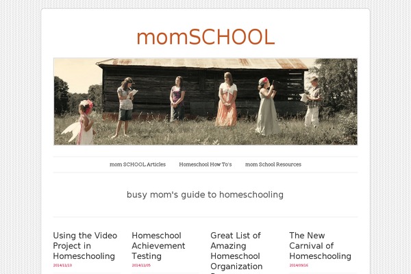 School theme site design template sample