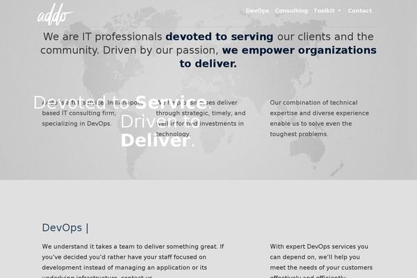 Default theme site design template sample