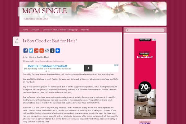 Bouquet theme site design template sample