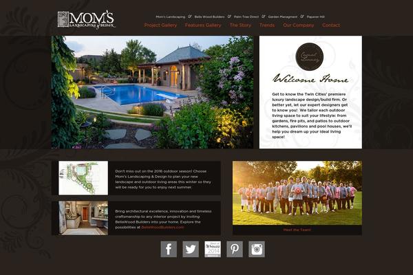 momslandscaping.com site used Clean-start
