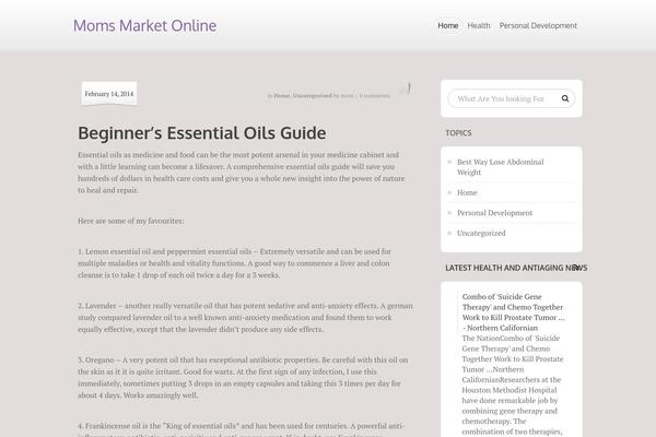Luxe theme site design template sample