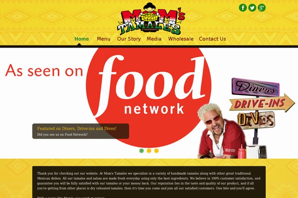 Dine & Drink theme site design template sample