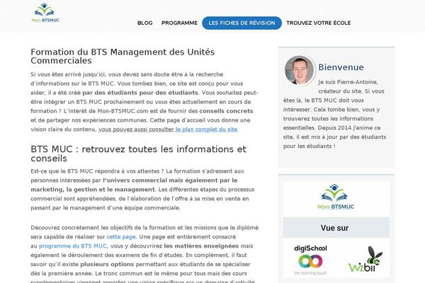Rise theme site design template sample