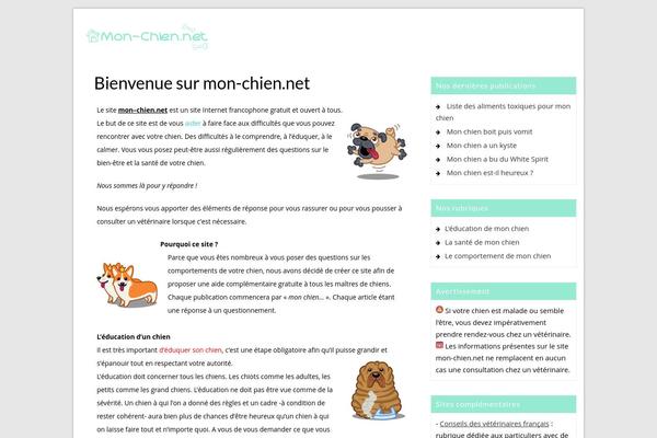 Info theme site design template sample