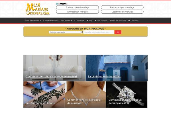 mon-mariageoriental.com site used Sahifa3