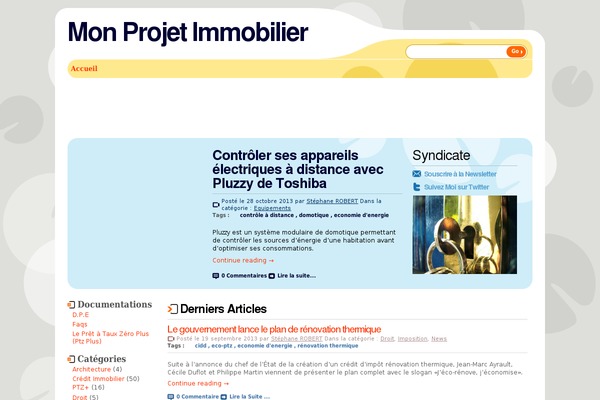 mon-projet-immo.net site used Tipz Theme