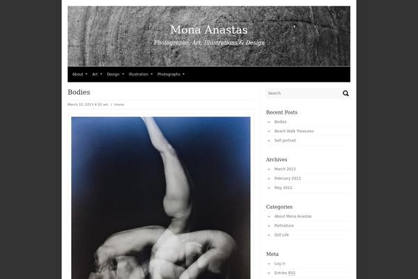 Canyon theme site design template sample