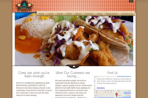 MyRestaurant theme site design template sample