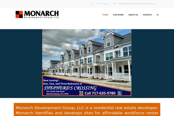 Constructo theme site design template sample