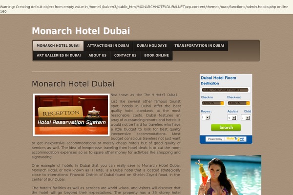 Büro theme site design template sample
