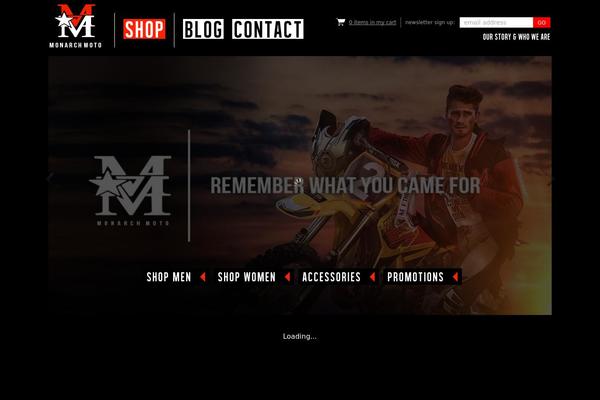 Monarch theme site design template sample