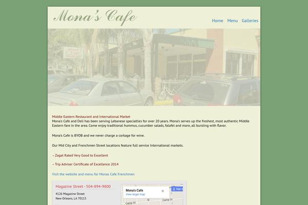 Bottega theme site design template sample