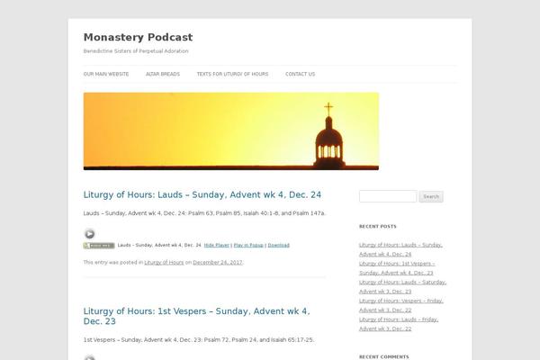 Site using podPress plugin
