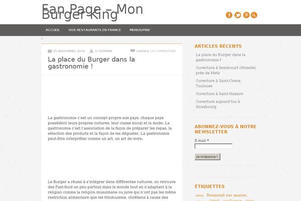 Restaurateur theme site design template sample