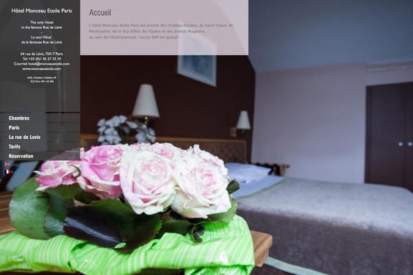 Ristorante theme site design template sample
