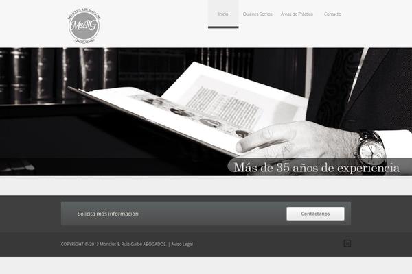 Ventus theme site design template sample