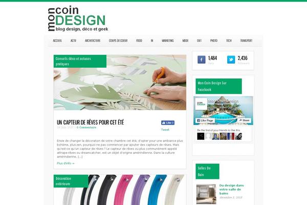 Voice theme site design template sample